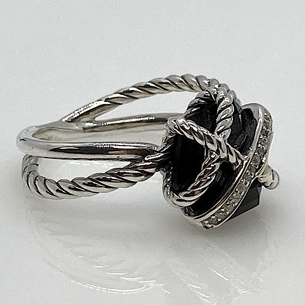 DAVID YURMAN Sterling Silver Cable Wrap Black Onyx